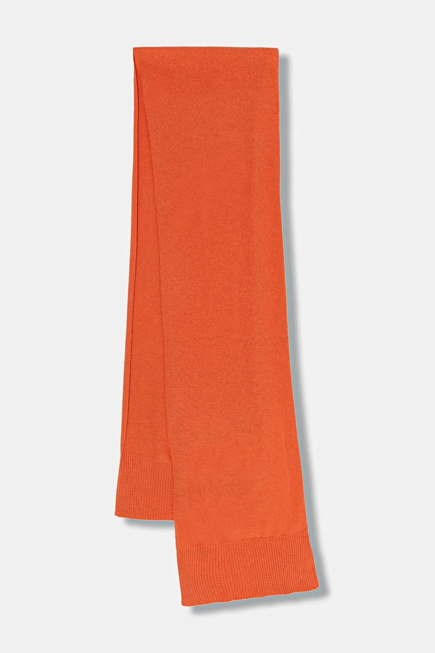 United Colors of Benetton eșarfă de lână culoarea negru, uni, 1002DU01E