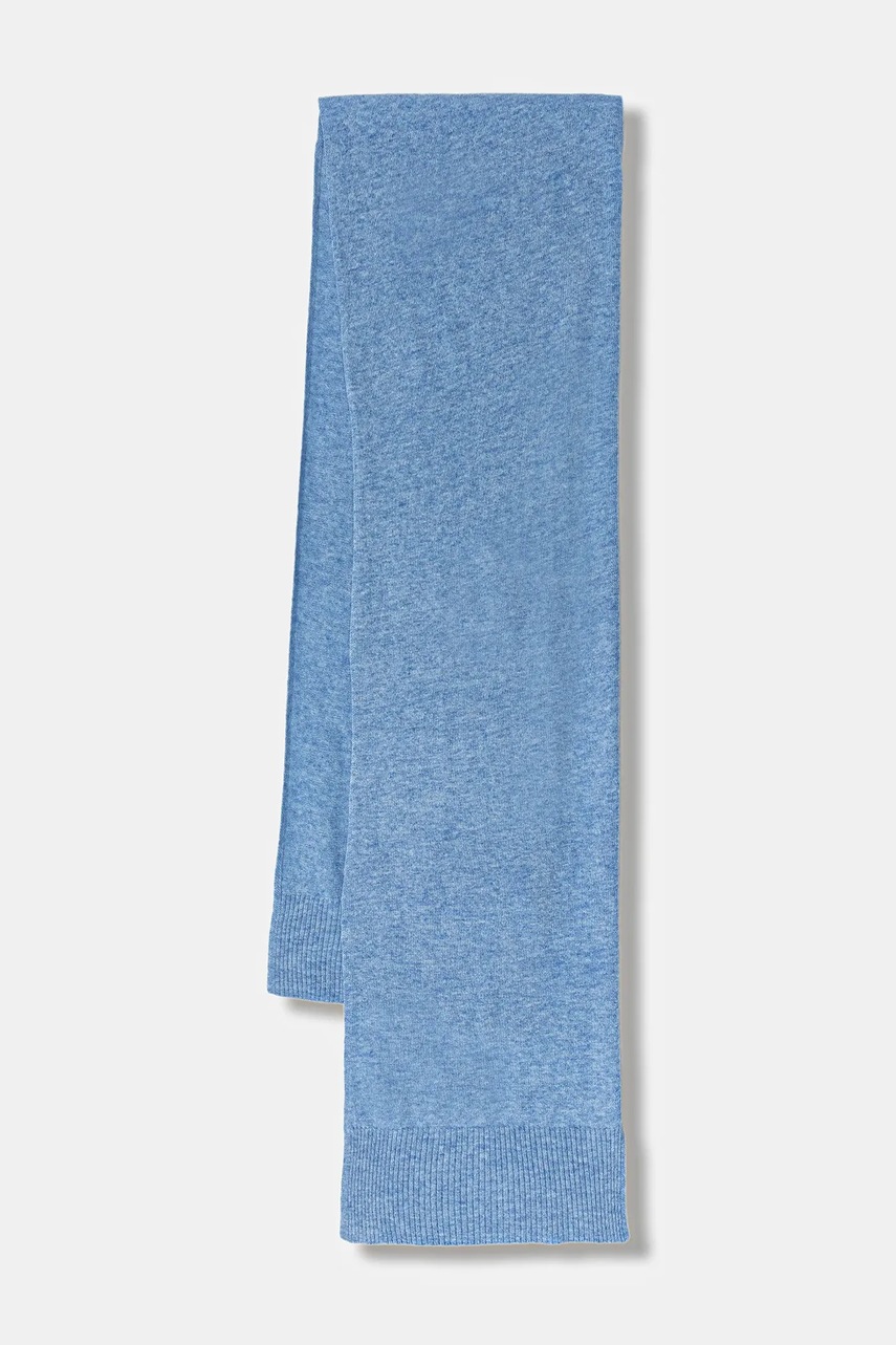 United Colors of Benetton eșarfă de lână culoarea negru, uni, 1002DU01E