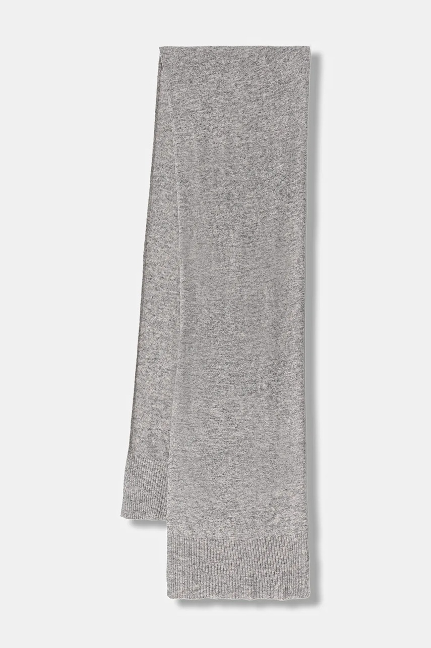 United Colors of Benetton eșarfă de lână culoarea negru, uni, 1002DU01E