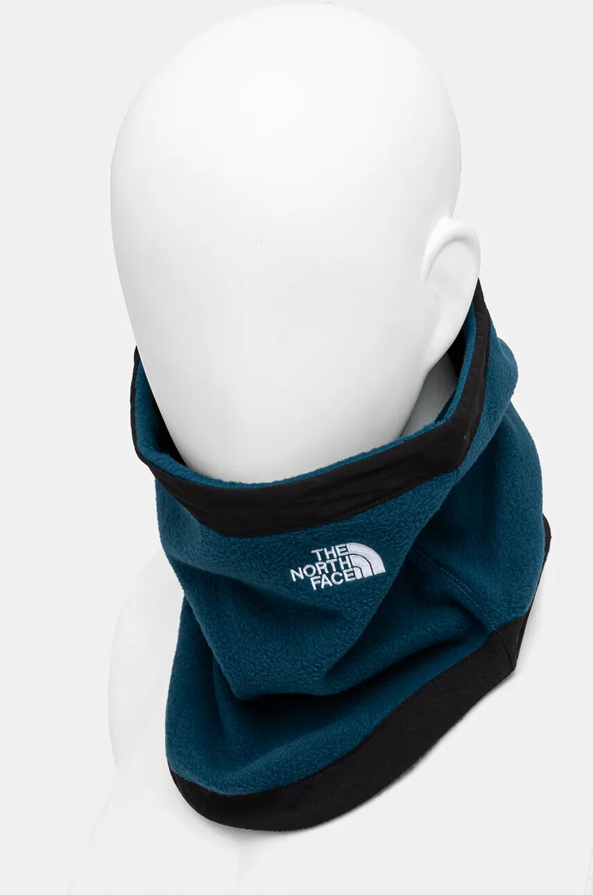 

Кръгъл шал The North Face Denali в тюркоазено с десен NF0A88841NO1, Тюркоазен