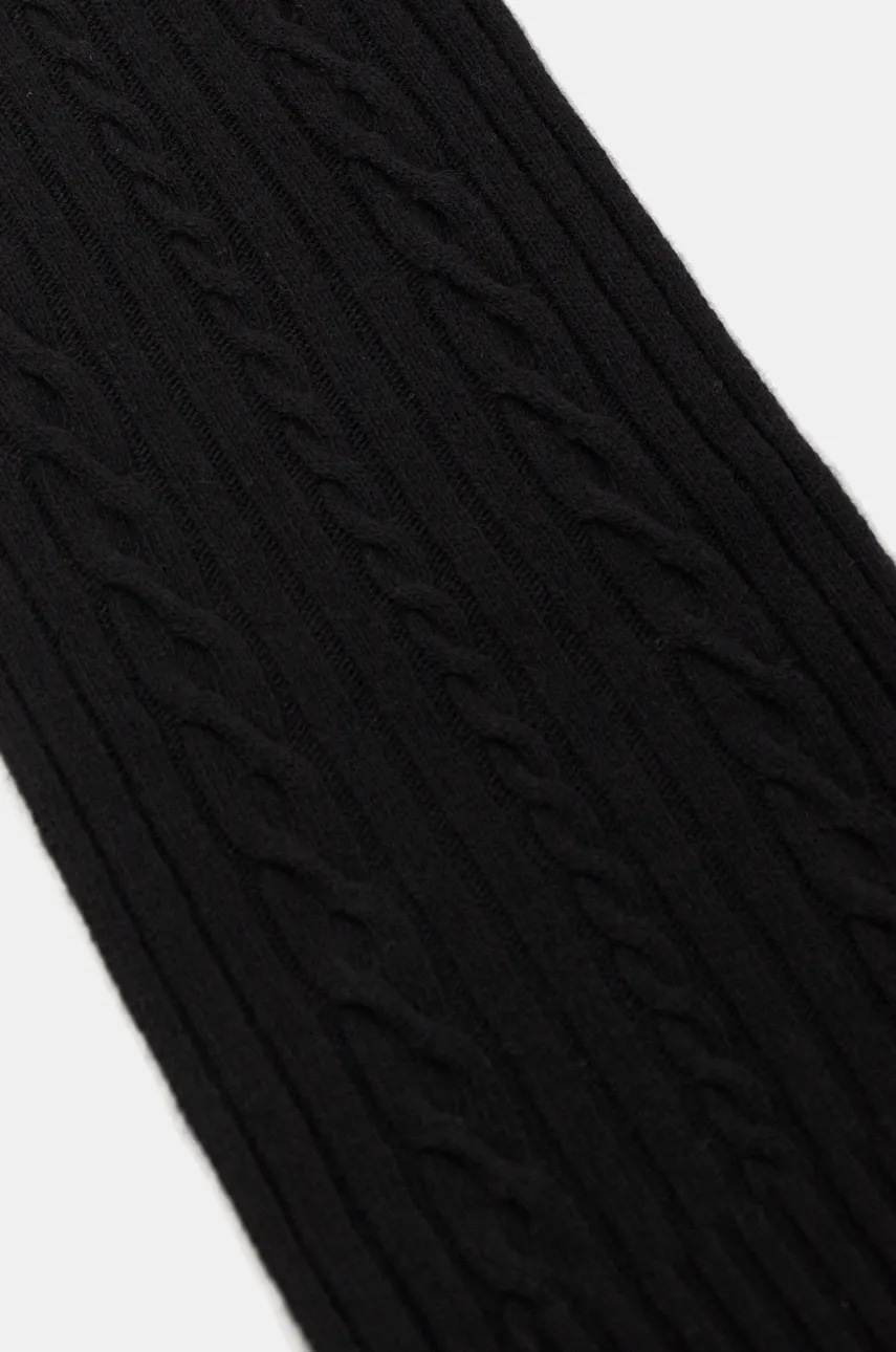 Шарф Sisley цвет чёрный узорный 1244SU00G Шарф Sisley цвет чёрный узорный 1244SU00G