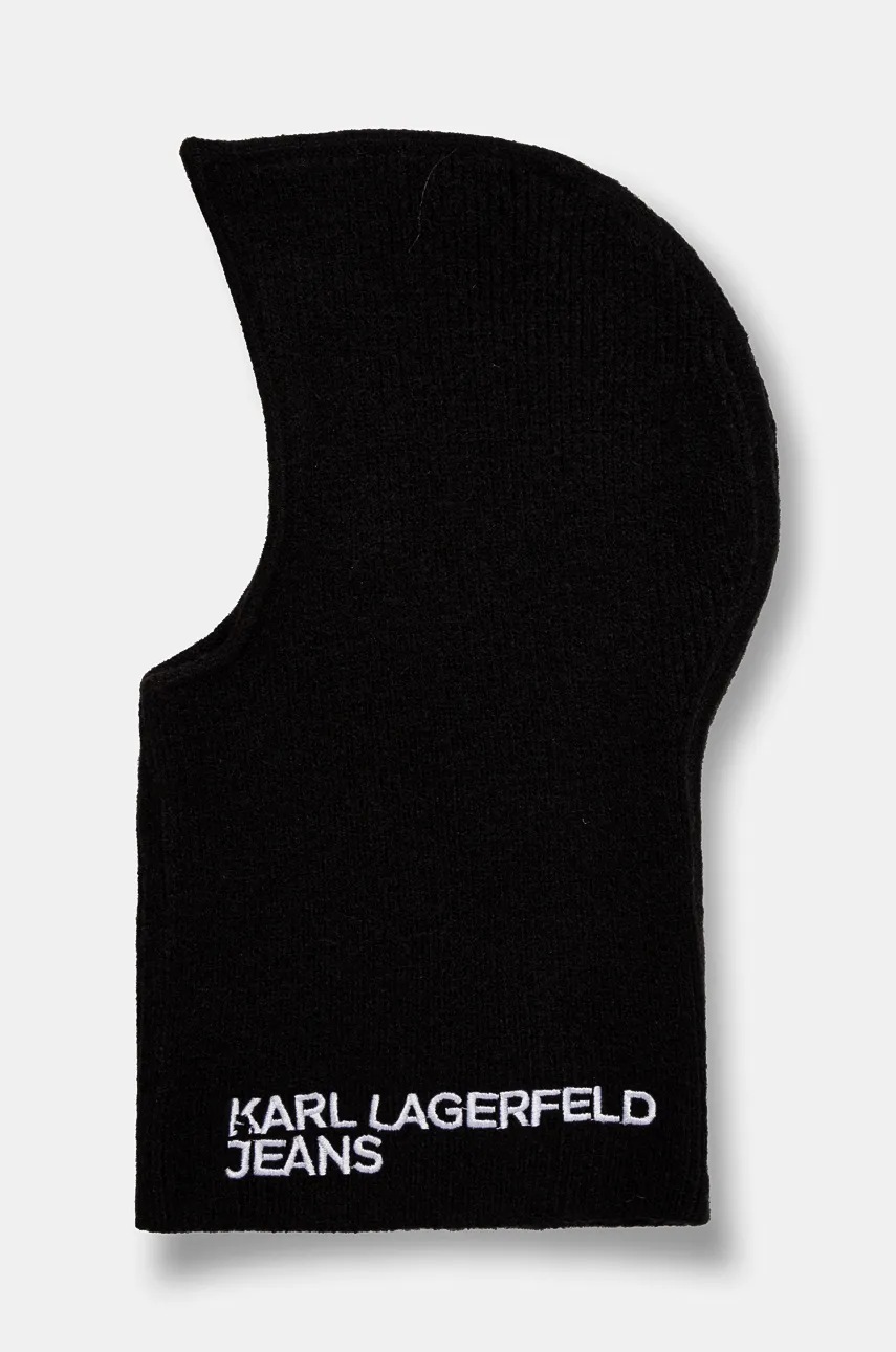 

Балаклава Karl Lagerfeld Jeans в черно 246J3403, Черен