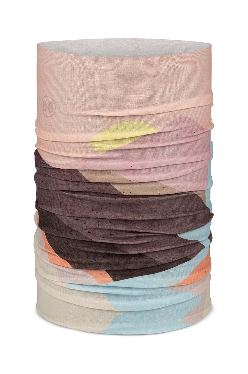 

Кръгъл шал Buff Original EcoStretch в розово с десен 134502, Розов