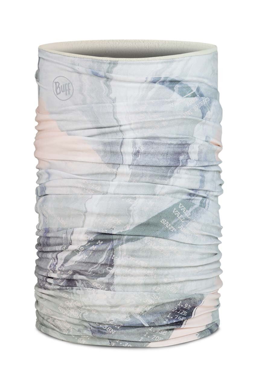 

Кръгъл шал с две лица Buff Reversible Polar в синьо с десен 132524, Син