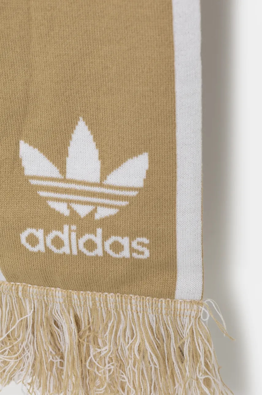 Шарф adidas Originals цвет зелёный узорный JG6121 Шарф adidas Originals цвет зелёный узорный JG6121