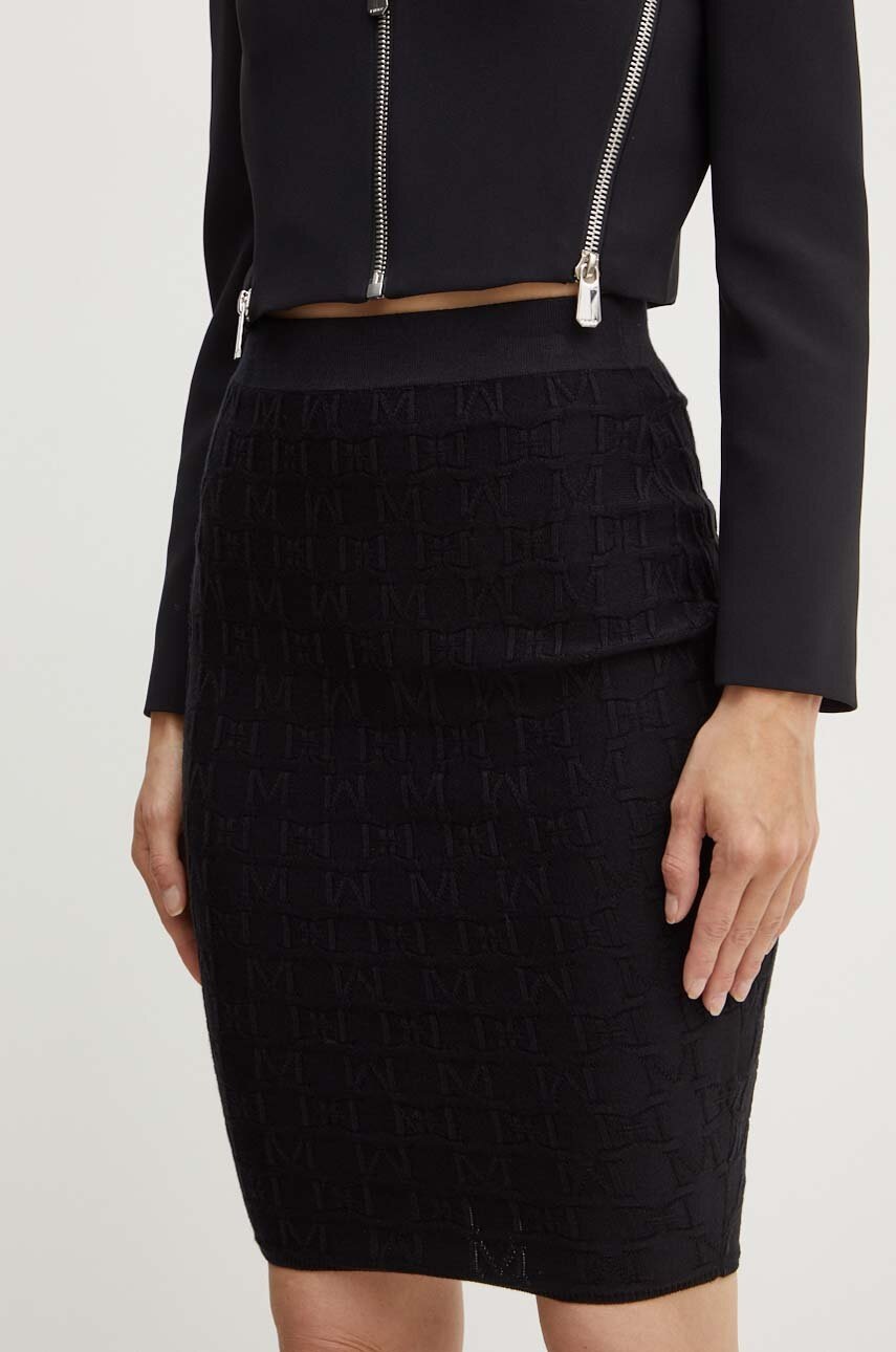 

Пола Marciano Guess MARTI в черно къса с кройка тип молив 4YGD23 5718Z, Черен