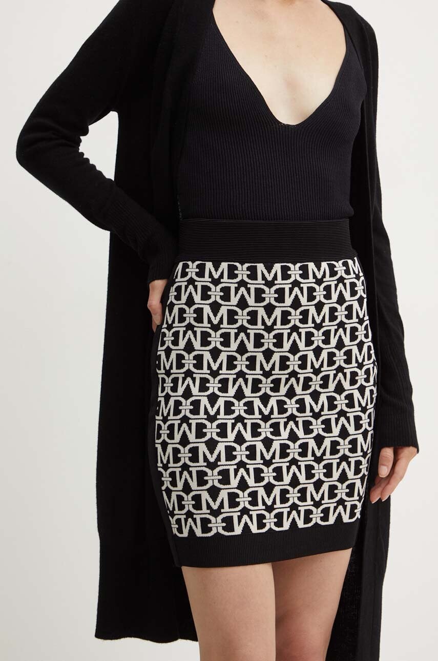 Levně Sukně Marciano Guess MATI černá barva, mini, pouzdrová, 4YGD17 5036Z