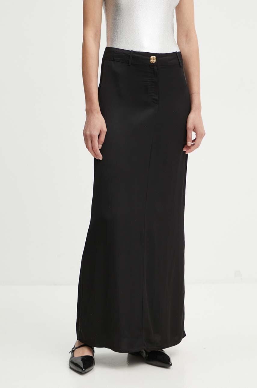 BA&SH fusta culoarea negru, maxi, drept, 1H24JESS