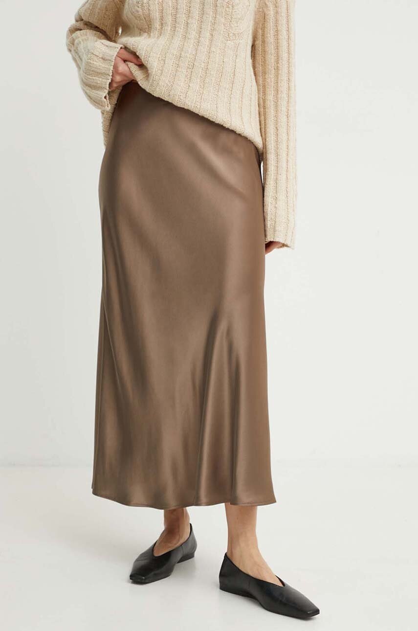 

Пола By Malene Birger BOSHAN в зелено дълга със стандартна кройка Q71625031, Зелен