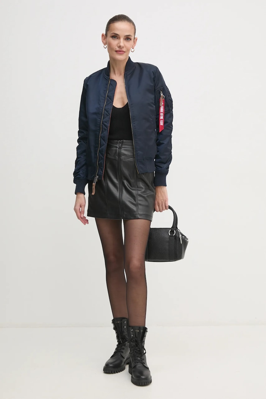 Юбка Dkny цвет чёрный mini расклешённая DJ4K9500 Юбка Dkny цвет чёрный mini расклешённая DJ4K9500