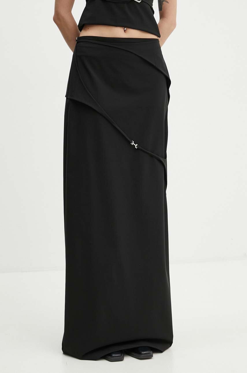 Heliot Emil fusta culoarea negru, maxi, evazati, W.12.039.BLK01
