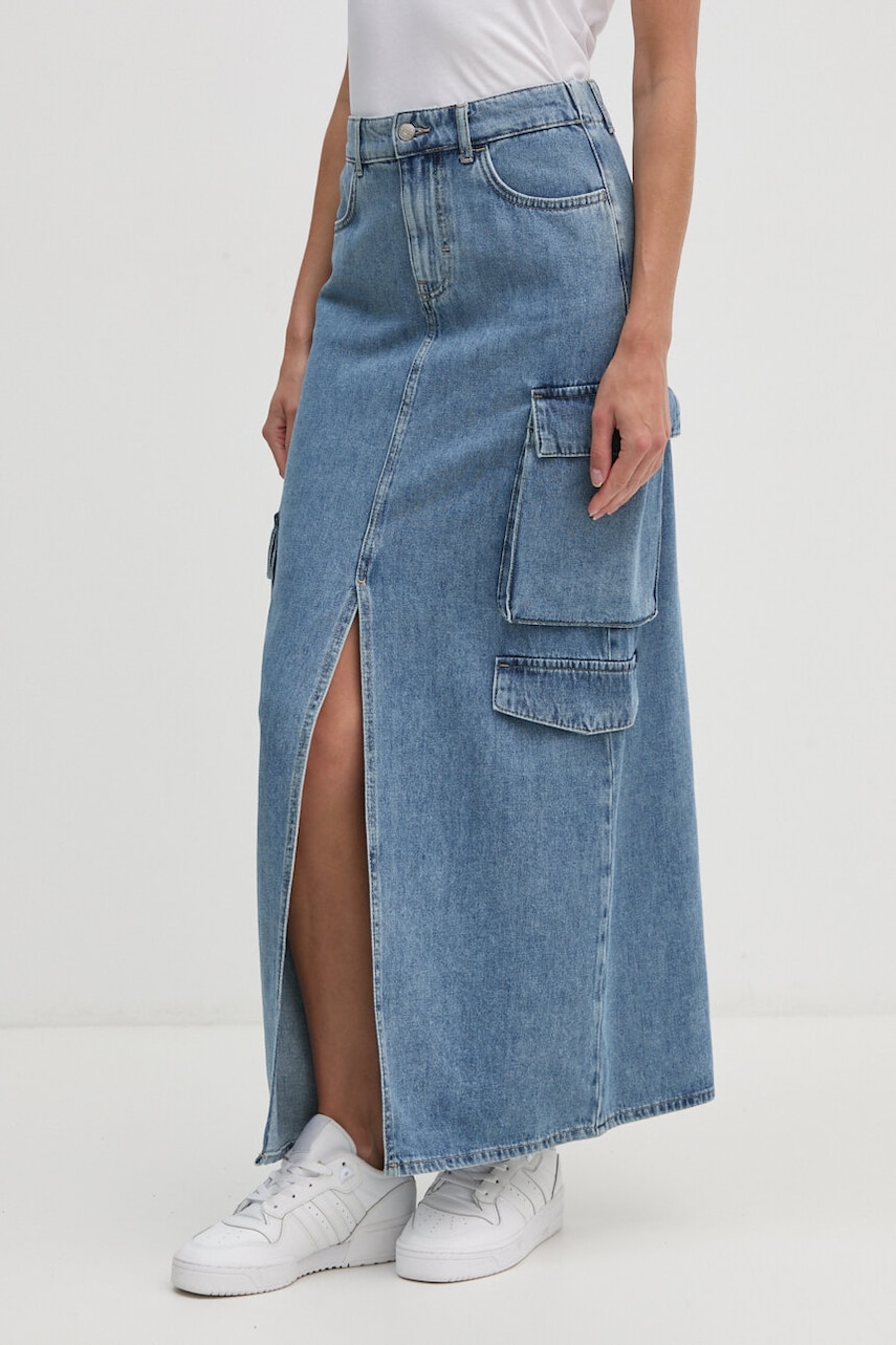 Sisley fusta midi, drept, 4AGWL0025