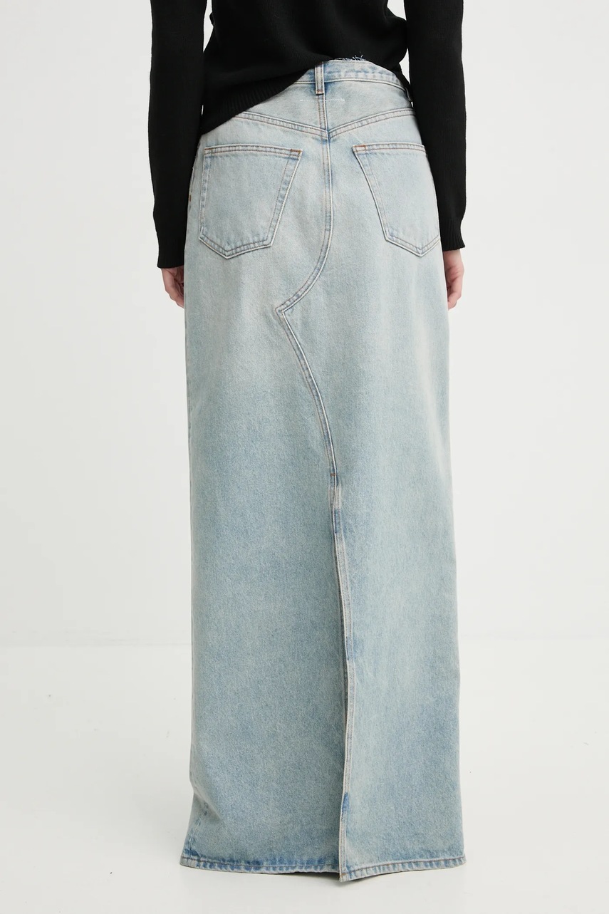 Джинсова спідниця MM6 Maison Margiela maxi пряма S62MI0021.S30589 