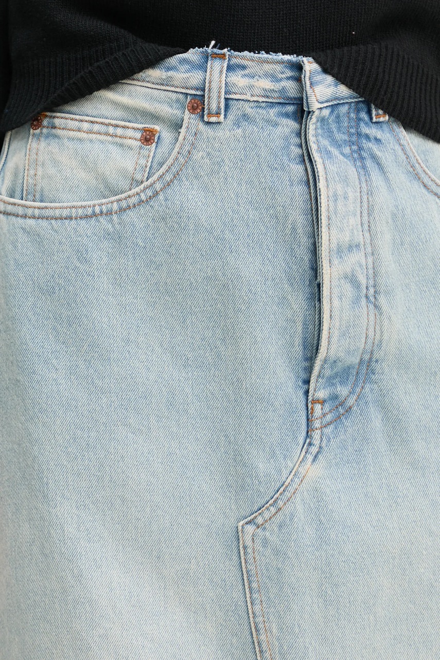 Джинсова спідниця MM6 Maison Margiela maxi пряма S62MI0021.S30589 
