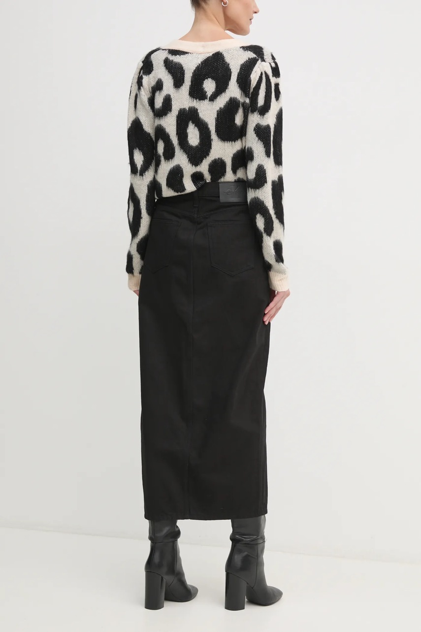 Τζιν φούστα Calvin Klein Jeans χρώμα: μαύρο, J20J224094 φωτογραφία