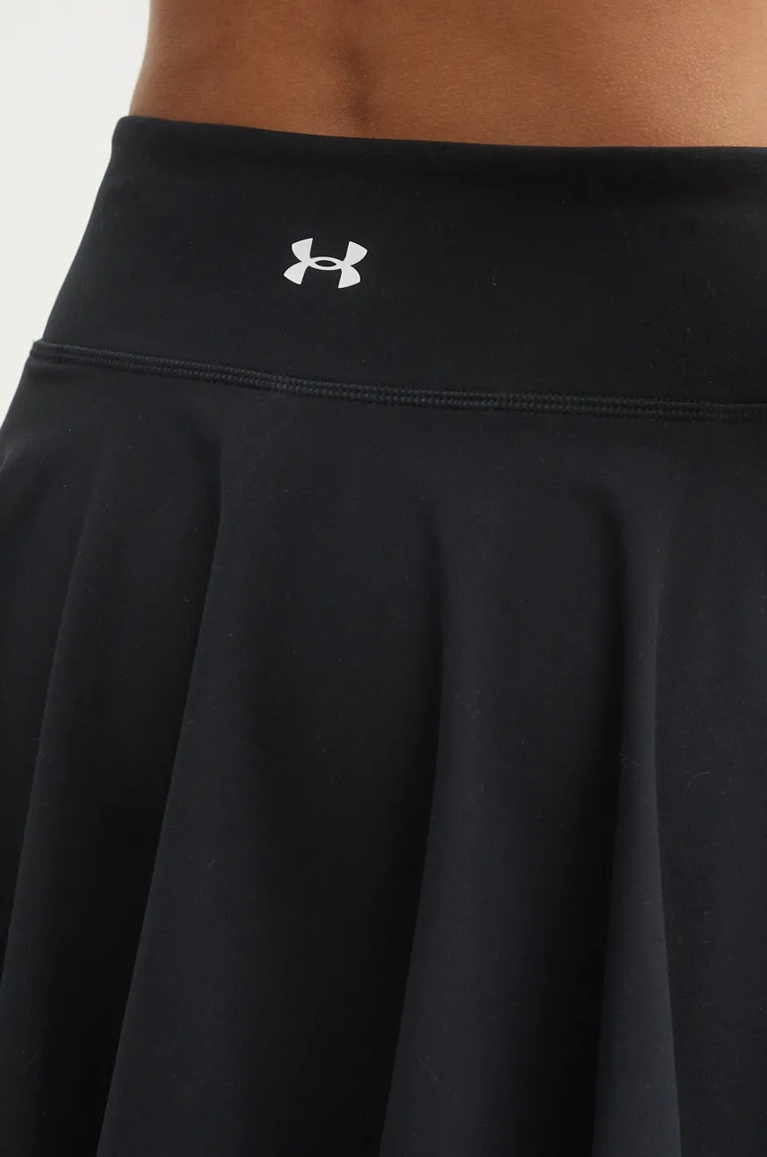 Спортивна спідниця Under Armour Motion колір чорний mini розкльошена 1387538 