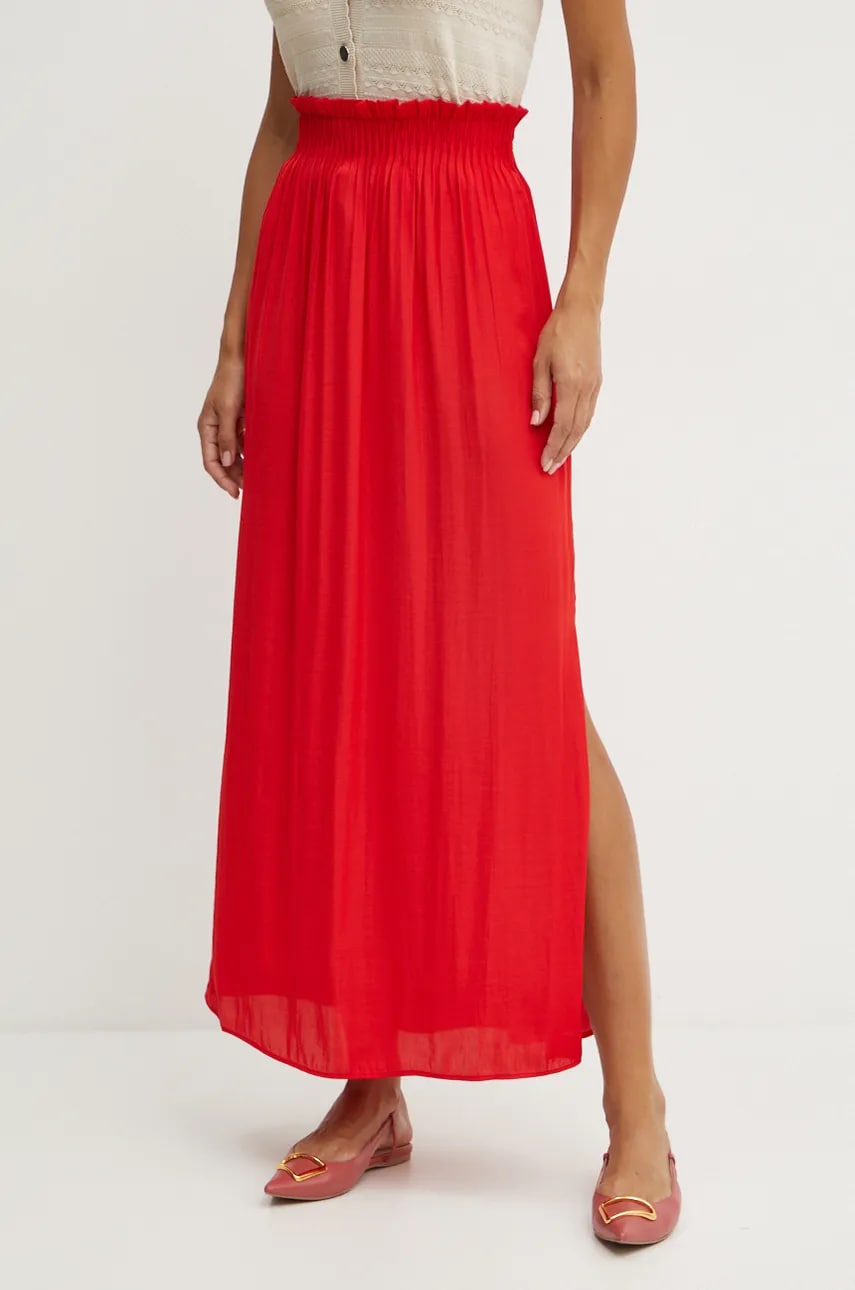 Morgan fusta JWENDY.N culoarea rosu, maxi, evazati, JWENDY.N Morgan fusta JWENDY.N culoarea rosu, maxi, evazati, JWENDY.N