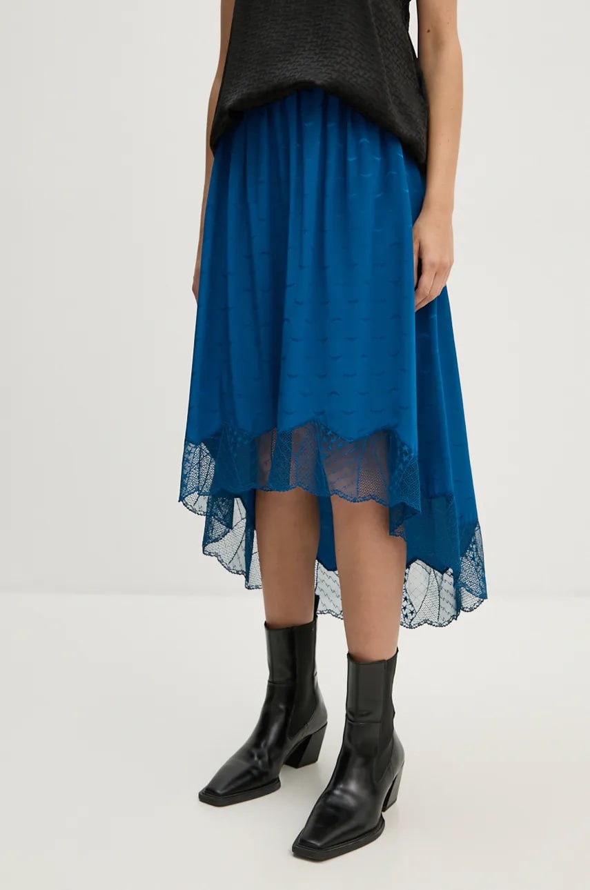 ZADIG&VOLTAIRE fusta de matase midi, evazati, WWSK00374 ZADIG&VOLTAIRE fusta de matase midi, evazati, WWSK00374