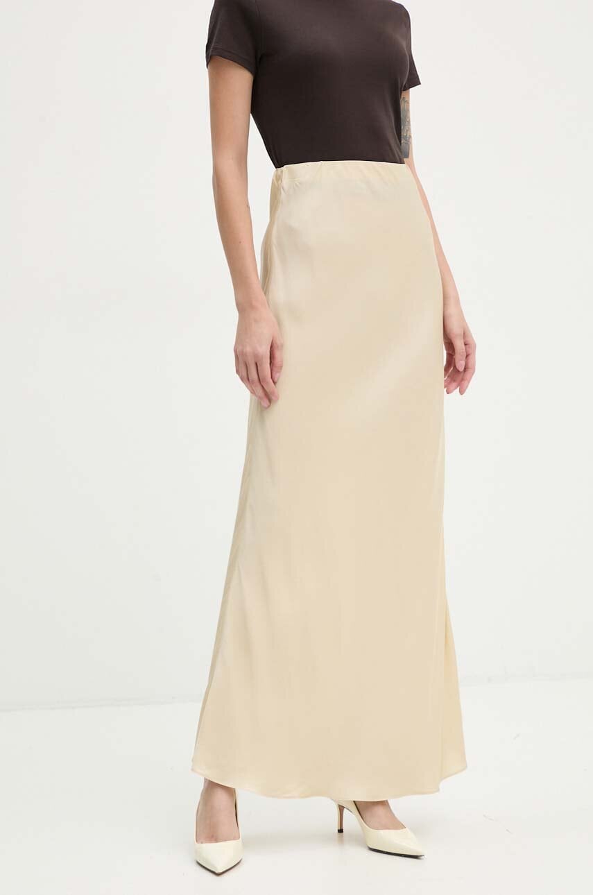 Saint Body fusta culoarea bej, maxi, evazati, SB.552 Saint Body fusta culoarea bej, maxi, evazati, SB.552