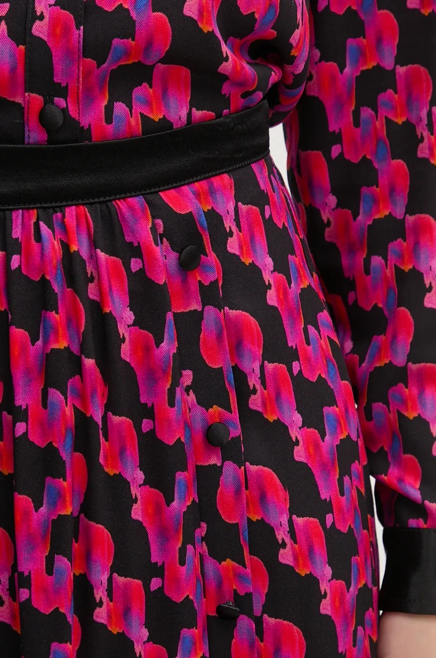 Φούστα La Petite Française PFJOVIALE χρώμα: ροζ, PFJOVIALE φωτογραφία