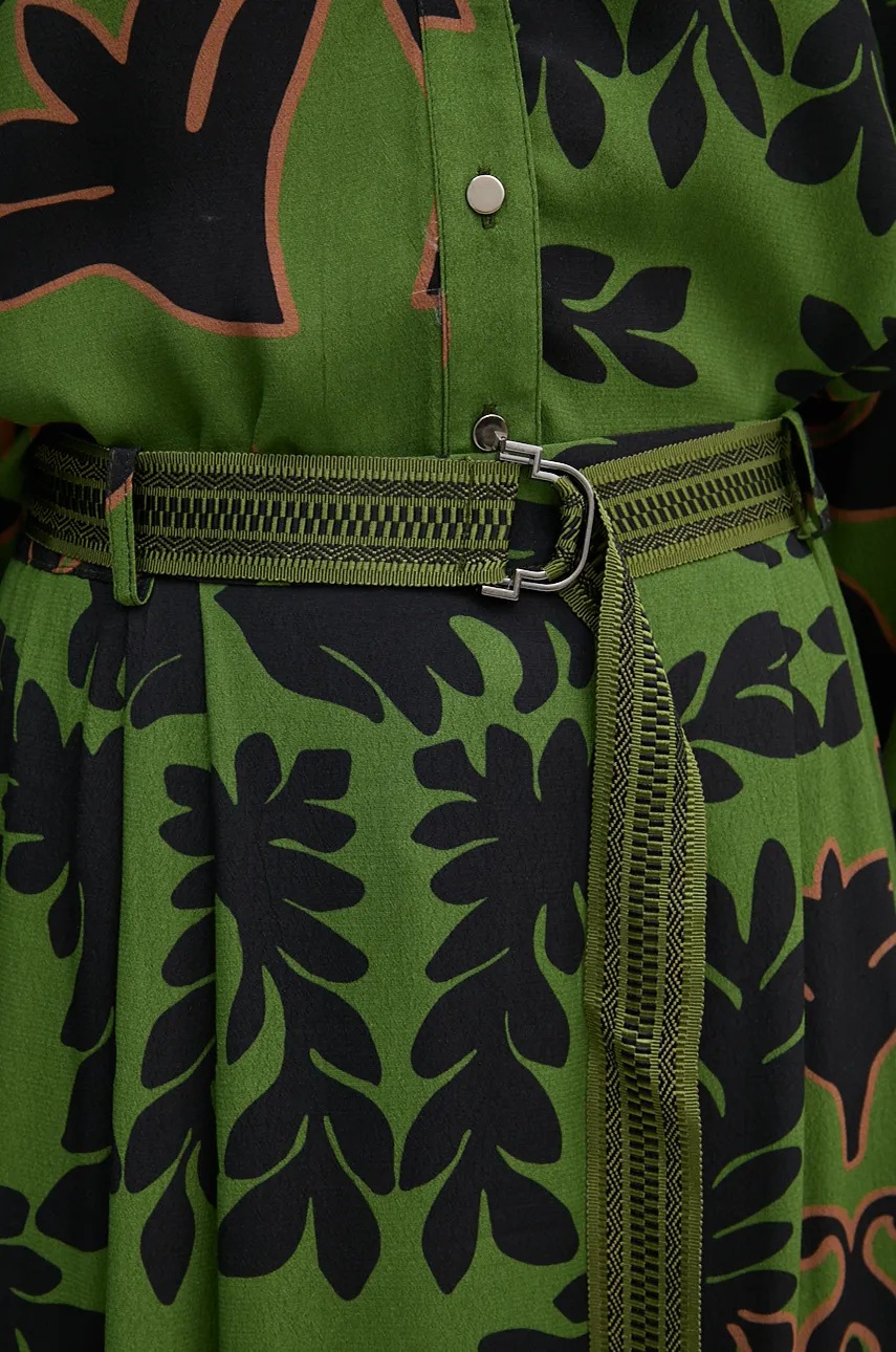 Φούστα La Petite Française PFJURATOIRE χρώμα: πράσινο, PFJURATOIRE φωτογραφία