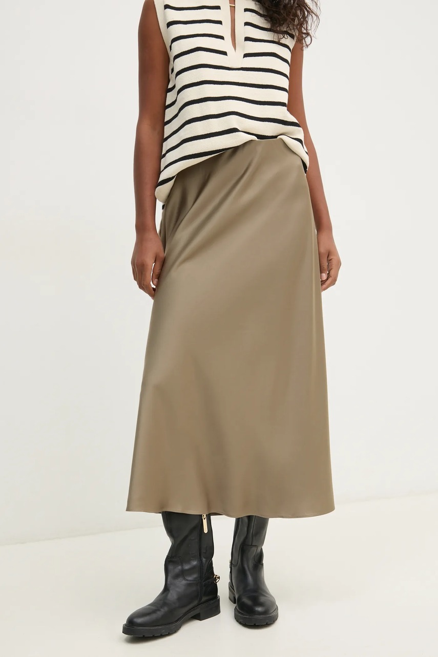 Pedro del Hierro fusta culoarea verde, maxi, evazati, 7598305