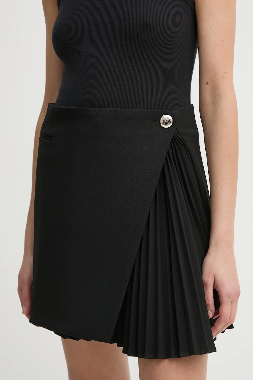 A.L.C. fusta Callen culoarea negru, mini, evazati, 3SKRT00586 A.L.C. fusta Callen culoarea negru, mini, evazati, 3SKRT00586