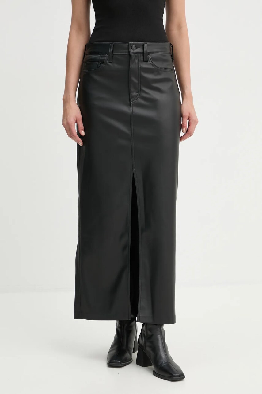 Levně Sukně Levi's černá barva, maxi, A9309