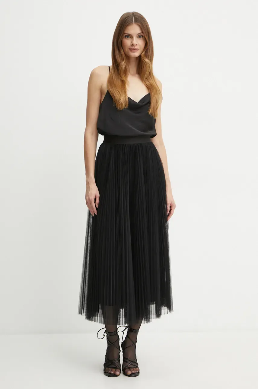 Юбка Forte Forte цвет чёрный maxi расклешённая 13294_my skirt Юбка Forte Forte цвет чёрный maxi расклешённая 13294_my skirt