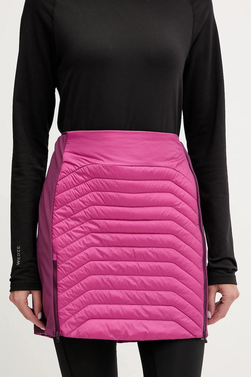 Dynafit fustă sport Speed Insulation culoarea bordo, mini, creion, 08.0000071792