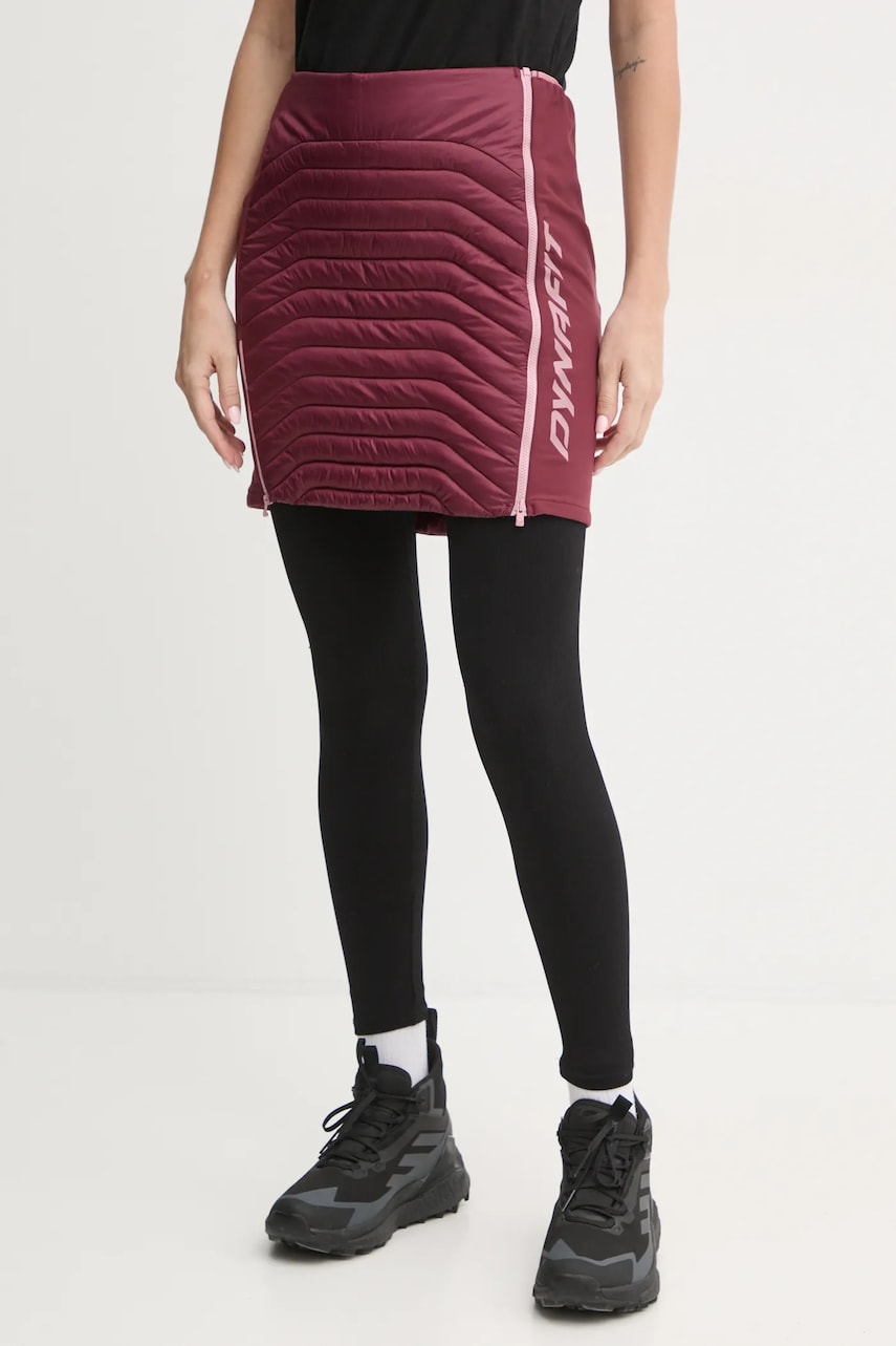 Dynafit fustă sport Speed Insulation culoarea bordo, mini, creion, 08.0000071792