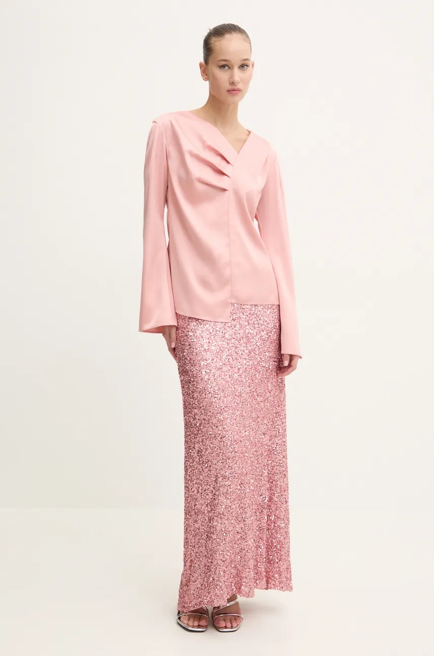Φούστα Never Fully Dressed Dorris Skirts χρώμα: ροζ, NFDSK564 φωτογραφία
