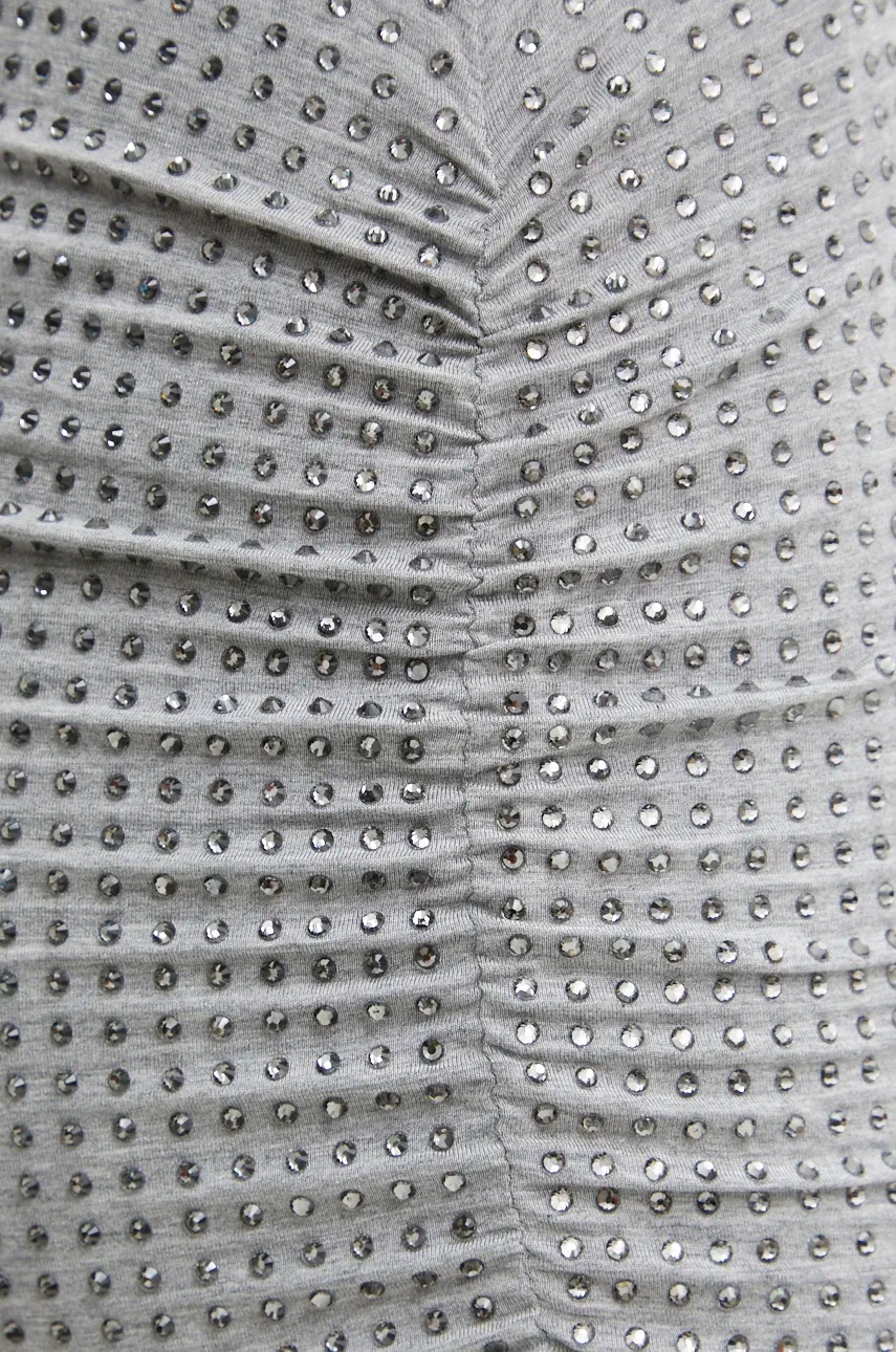 Φούστα Pinko χρώμα: γκρι, 104454.A2B4 φωτογραφία