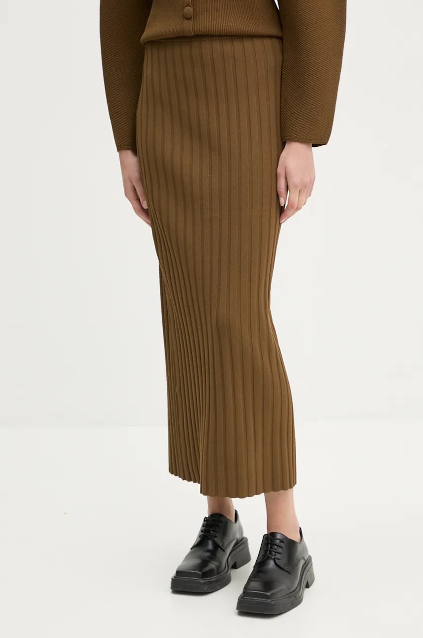 By Malene Birger fusta FIEMME culoarea verde, maxi, drept, Q72575002 By Malene Birger fusta FIEMME culoarea verde, maxi, drept, Q72575002