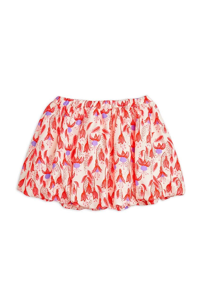 Детская юбка Mini Rodini Fuchsia цвет красный mini расклешённая 2473010442 Детская юбка Mini Rodini Fuchsia цвет красный mini расклешённая 2473010442