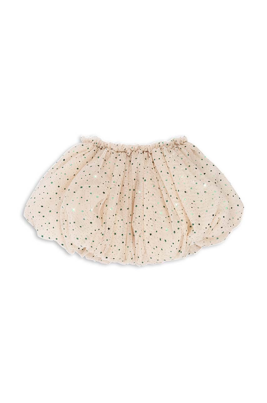 Детская юбка Konges Sløjd FAIRY BALLOON SKIRT цвет бежевый mini расклешённая KS101512