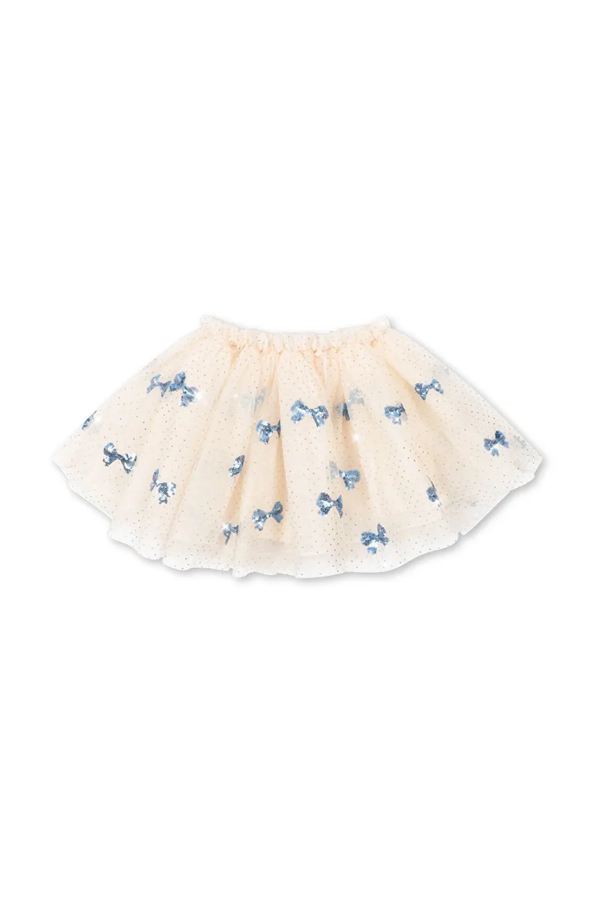 Konges Sløjd fusta fete YVONNE SKIRT culoarea bej, mini, evazati, KS101759