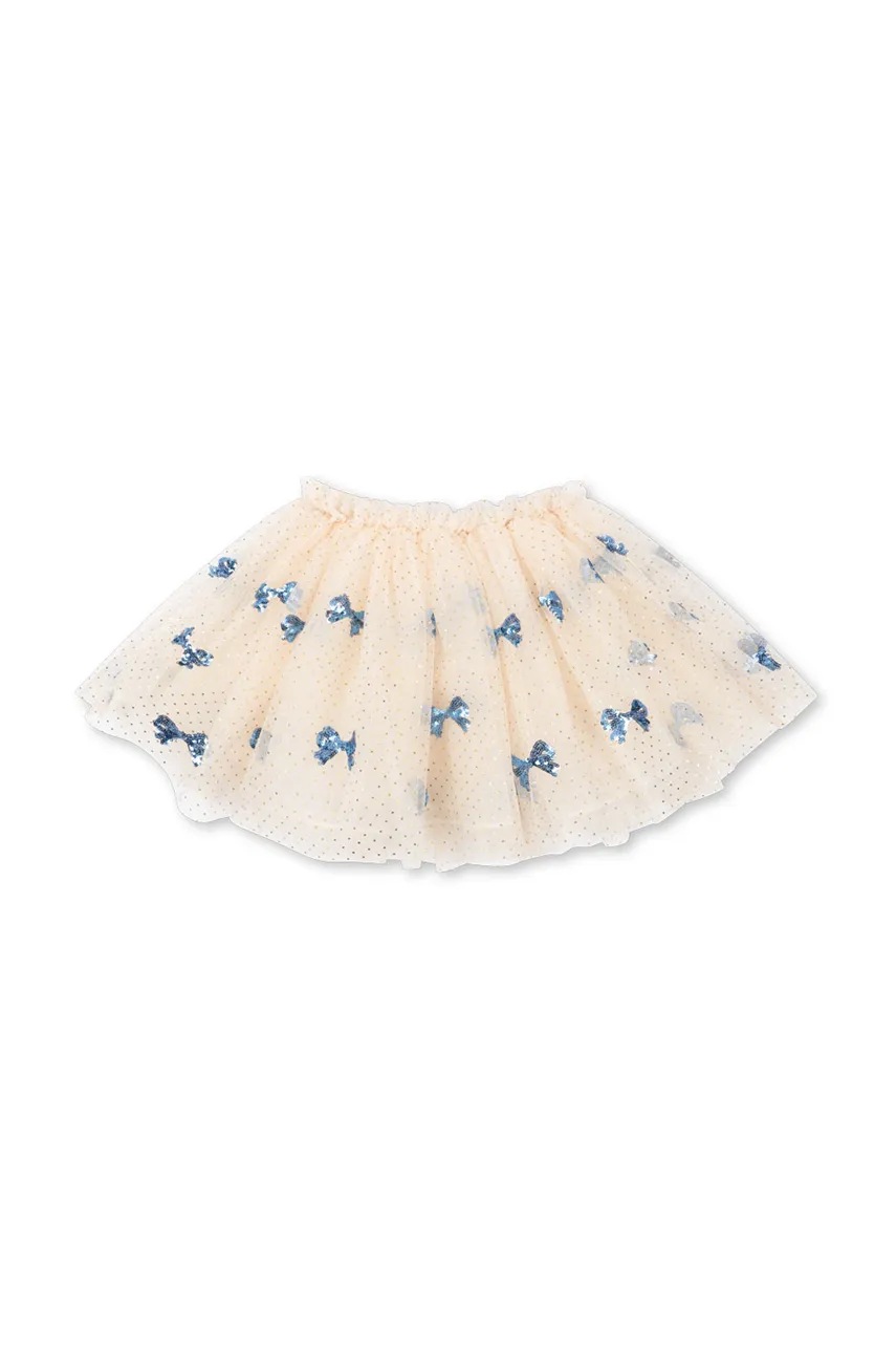 Детская юбка Konges Sløjd YVONNE SKIRT цвет бежевый mini расклешённая KS101759