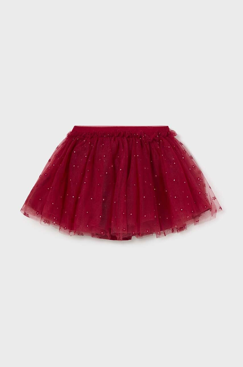 Mayoral fustă bebeluș culoarea roz, mini, evazati, 2901