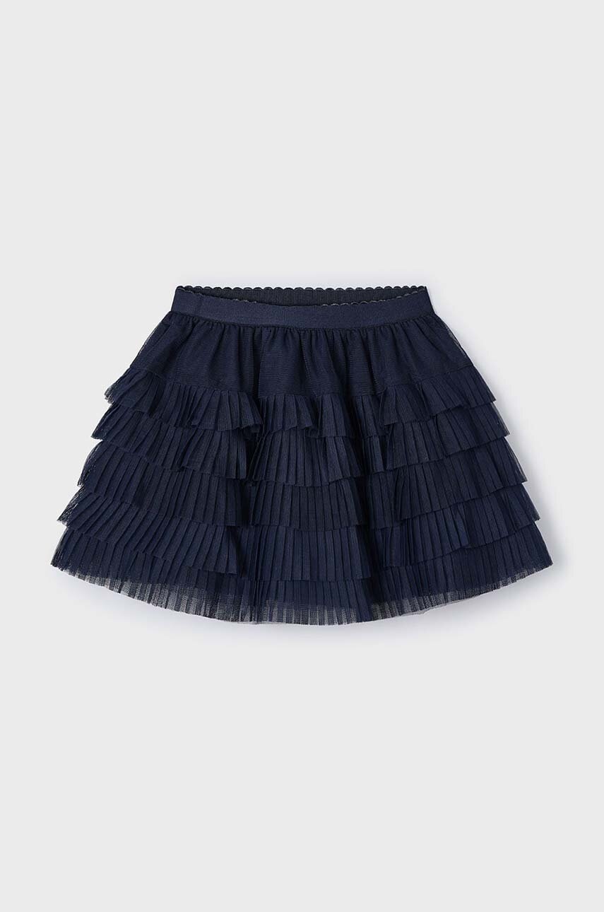 Mayoral fusta fete culoarea albastru marin, mini, evazati, 4902