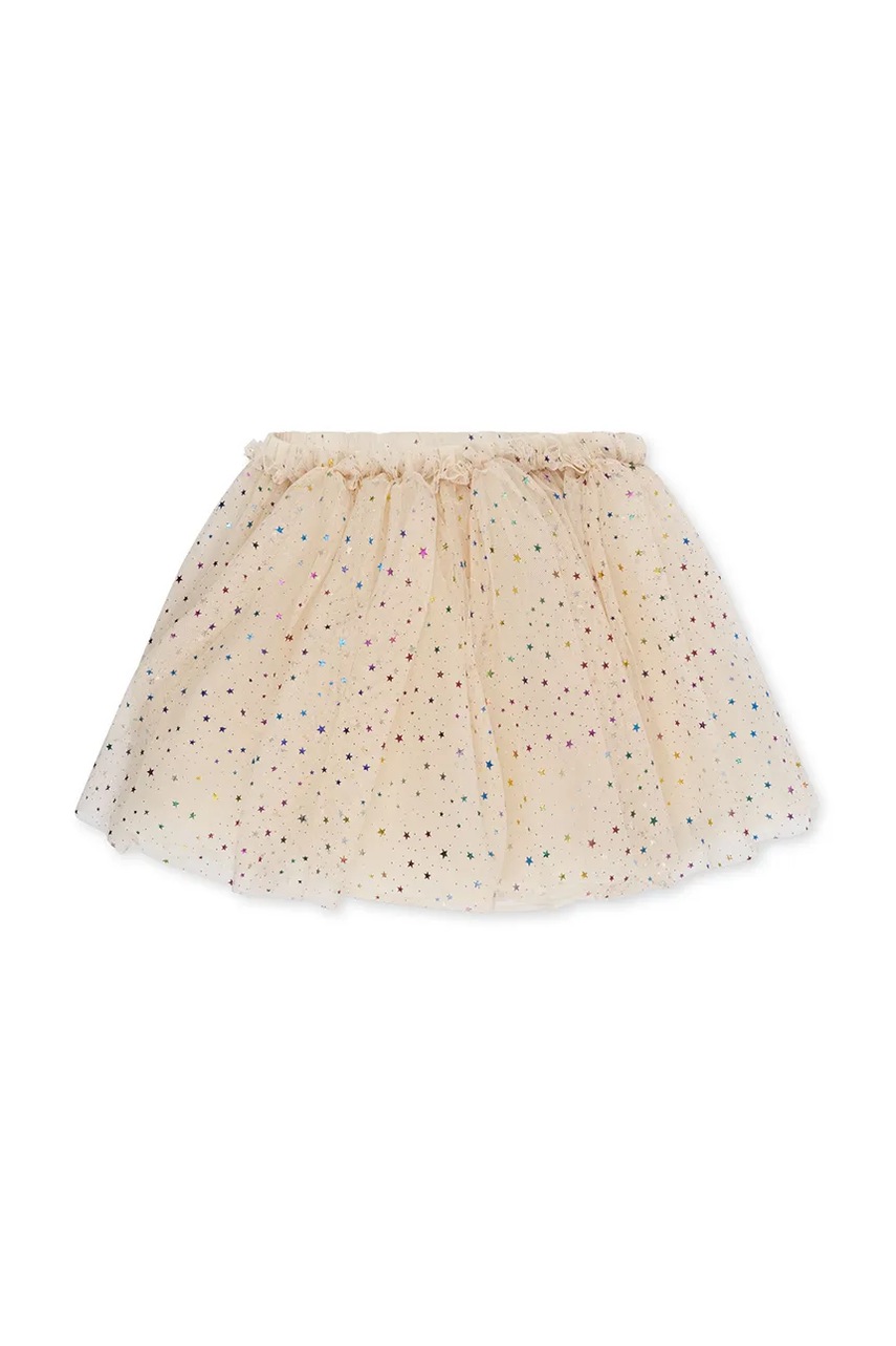 Детская юбка Konges Sløjd FAIRY BALLERINA SKIRT GRS цвет бежевый mini расклешённая KS101968