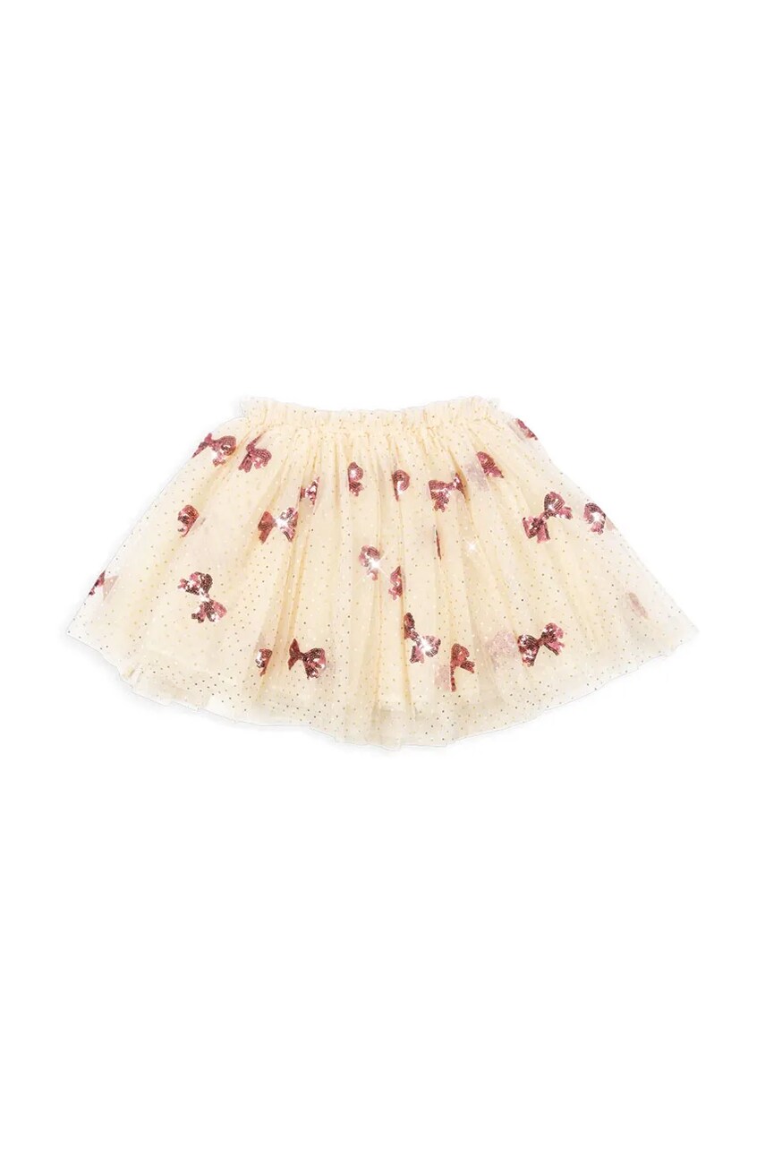 Konges Sløjd fusta YVONNE SKIRT culoarea bej, mini, evazati, KS102157