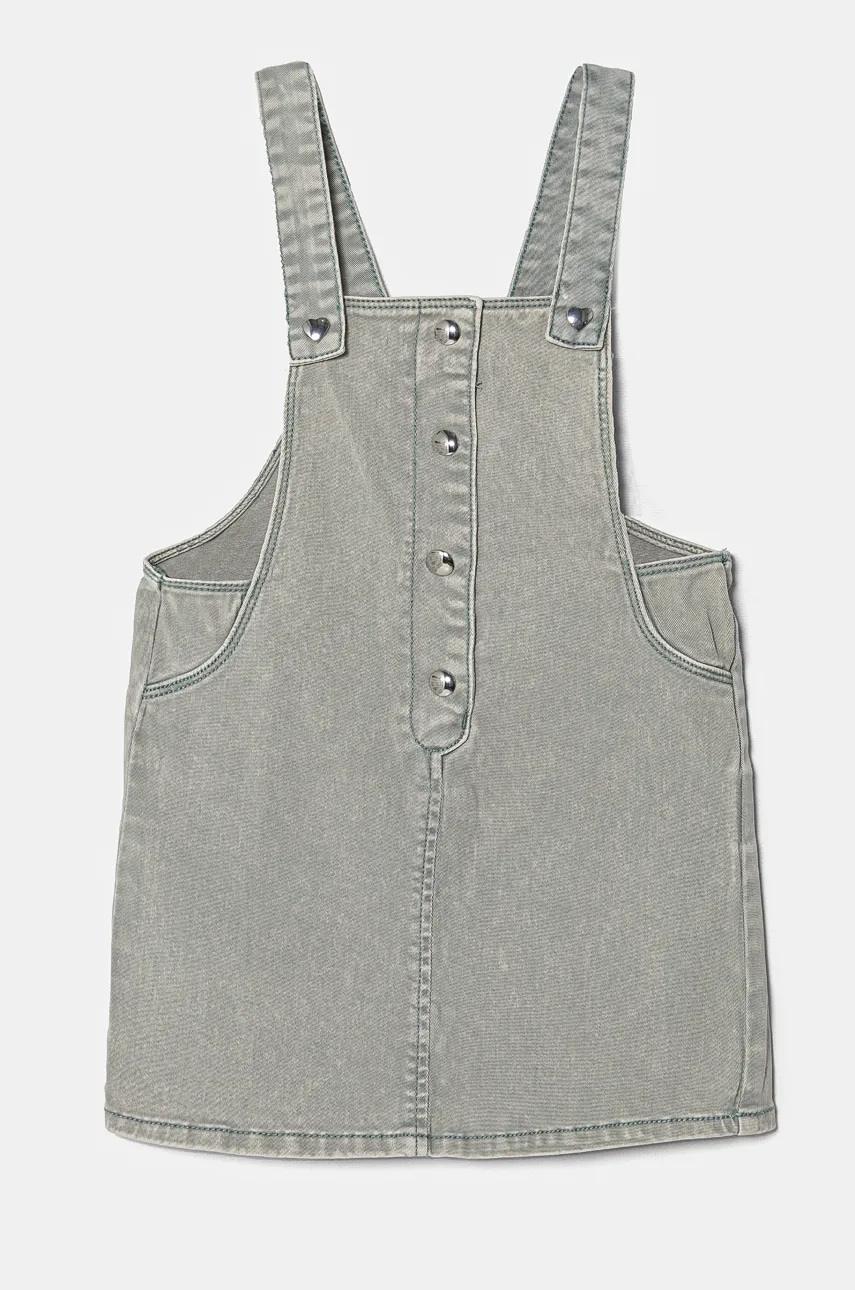 United Colors of Benetton rochie din denim pentru copii mini, drept, 42P5GT00H United Colors of Benetton rochie din denim pentru copii mini, drept, 42P5GT00H