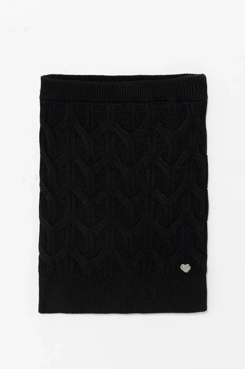 Levně Sukně s příměsí vlny pro děti Guess černá barva, mini, J4BD09 Z37L1