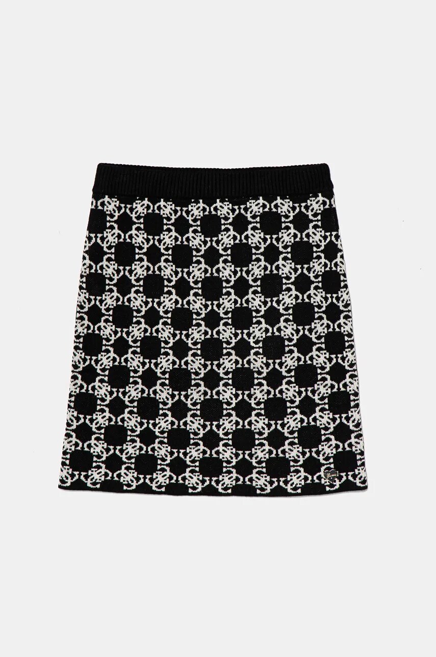 Levně Sukně Guess černá barva, mini, J4BD02 Z3K10