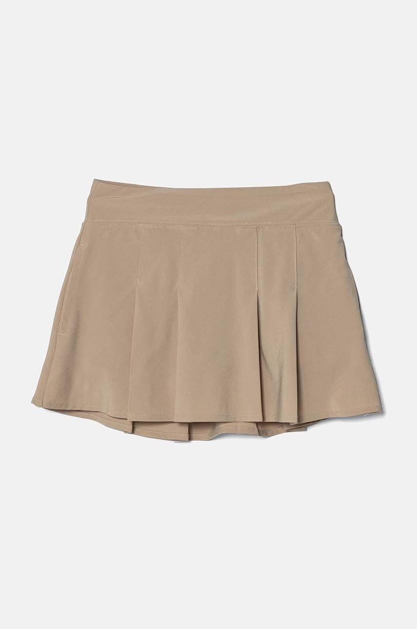 Abercrombie & Fitch fusta fete culoarea bej, mini, evazati, KI243-4056 Abercrombie & Fitch fusta fete culoarea bej, mini, evazati, KI243-4056