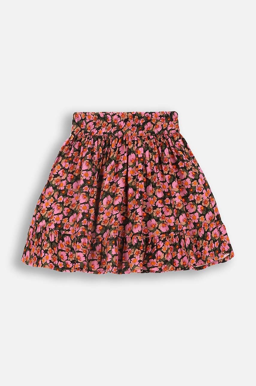 Детская юбка Coccodrillo цвет белый mini расклешённая MYSTIC NATURE GIRL KIDS