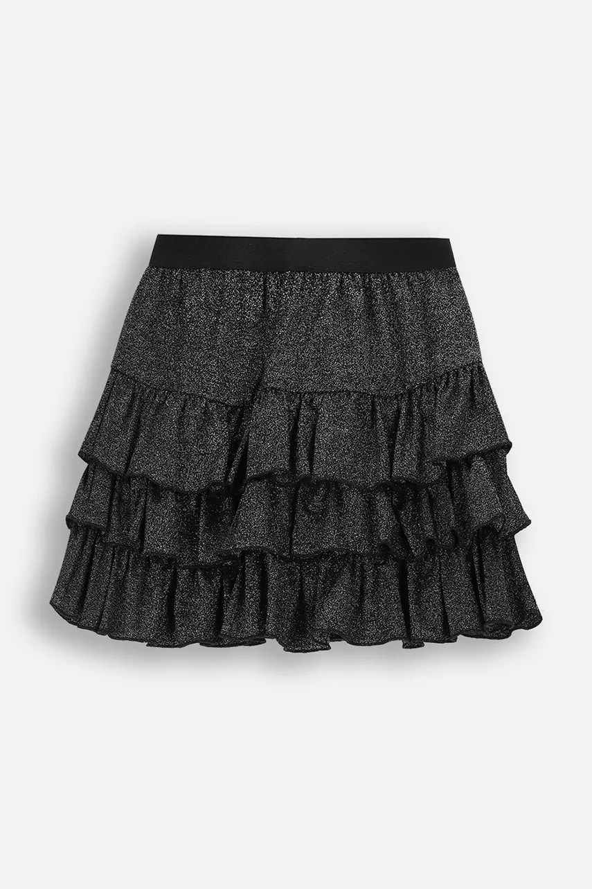 Coccodrillo fusta fete culoarea negru, mini, evazati, ELEGANT PARTY GIRL Coccodrillo fusta fete culoarea negru, mini, evazati, ELEGANT PARTY GIRL