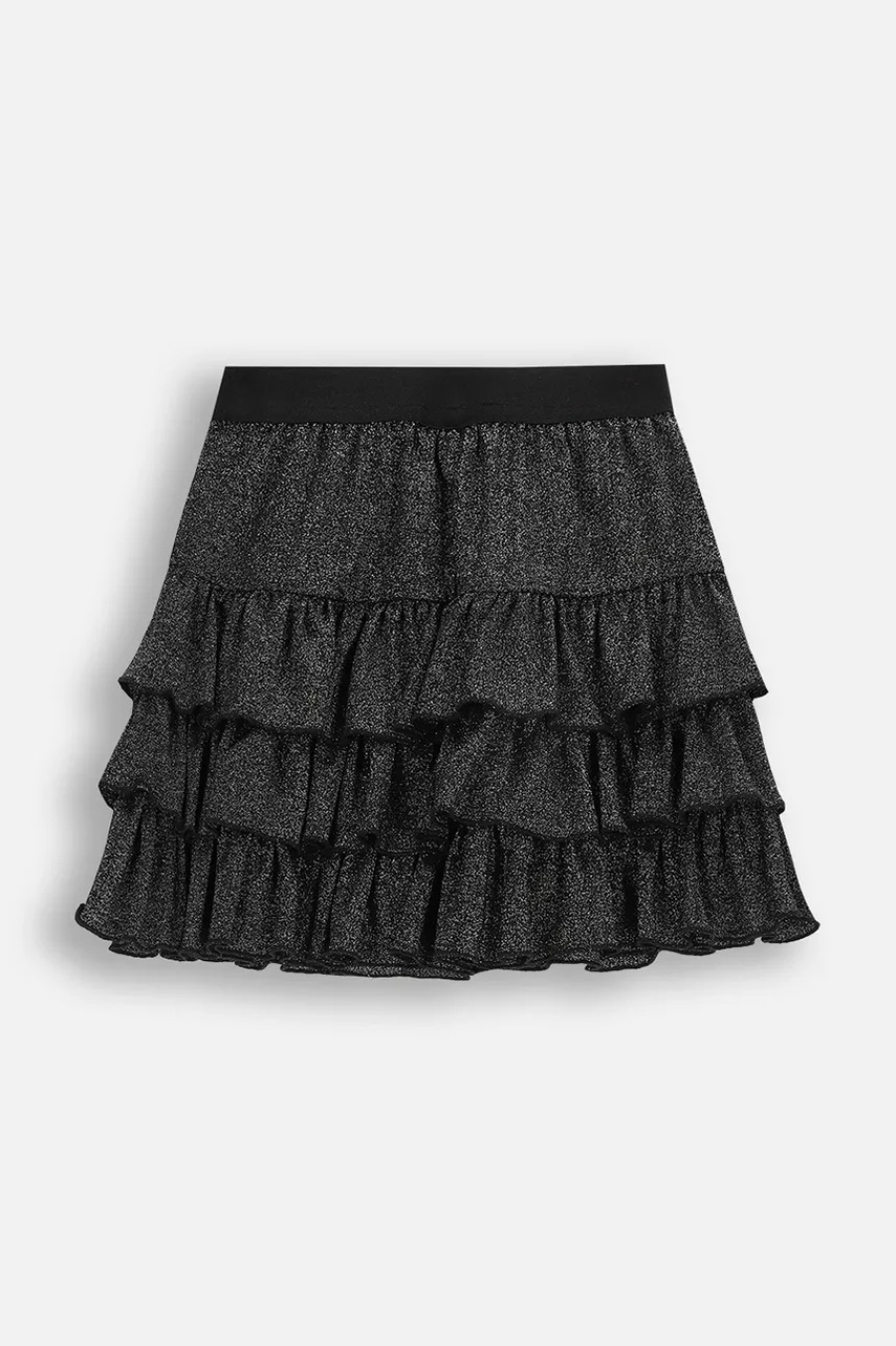 Детская юбка Coccodrillo цвет чёрный mini расклешённая ELEGANT PARTY GIRL Детская юбка Coccodrillo цвет чёрный mini расклешённая ELEGANT PARTY GIRL