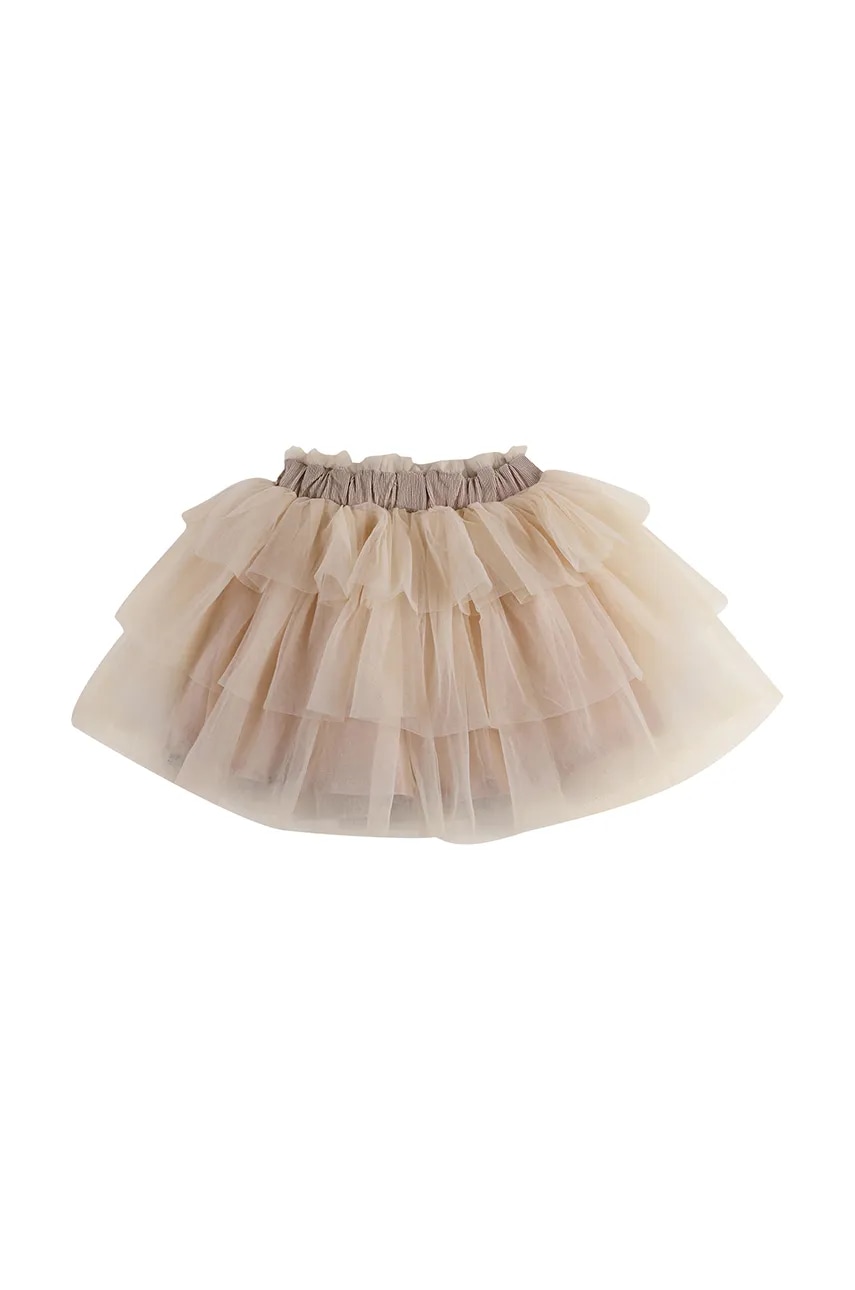 Детская юбка Donsje Mirre Skirt цвет бежевый mini расклешённая 4087700 Детская юбка Donsje Mirre Skirt цвет бежевый mini расклешённая 4087700